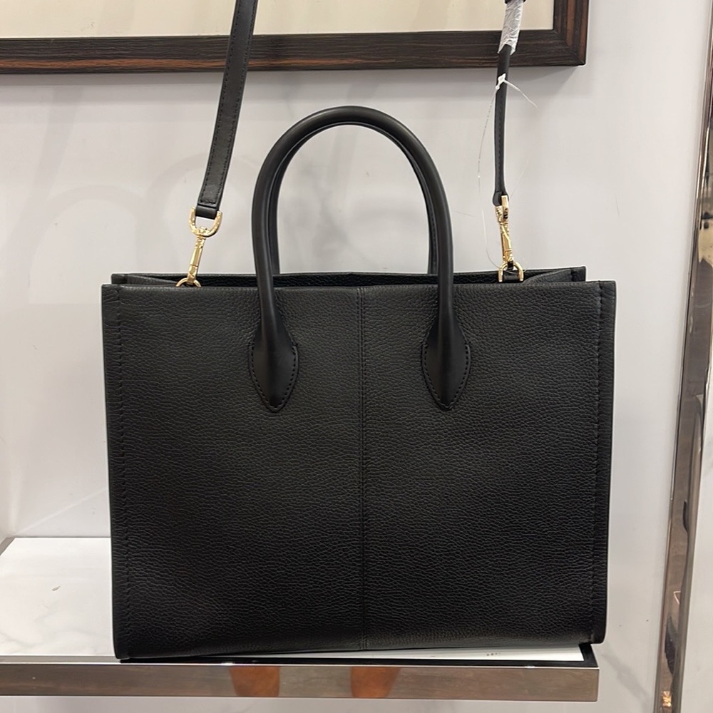 Michael Kors Medium Mirella 35S2G7ZT7L Tote Bag In Black - Picture 10 of 16